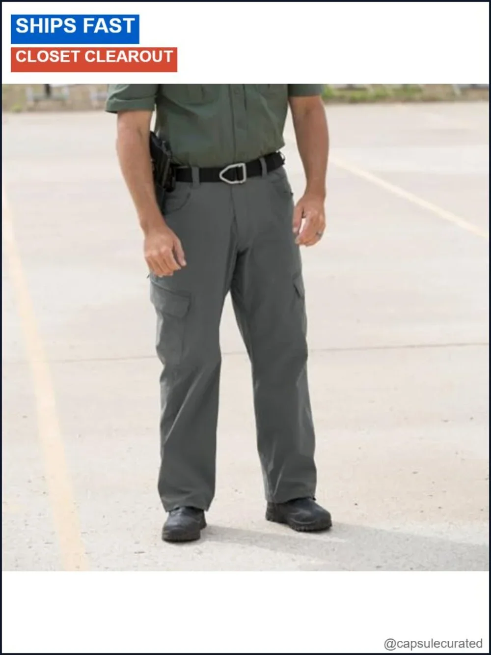 Men's Summerweight Tactical Pants Cargo Quick Dry Ripstop Athletic